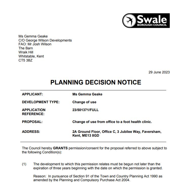 Planning permission granted!